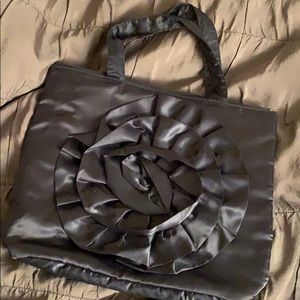 Rose satin bag